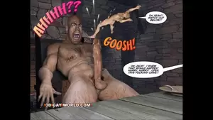 Gay 3d Giant Gay Porn - JACK AND THE BEANSTALK 3D Gay Comic Version - Sunporno
