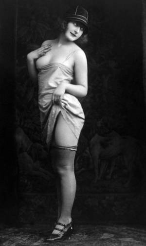 1930s French Porn - French Lingerie Model, Circa 1920 Canvas Print / Canvas Art by Everett