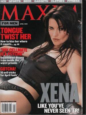 lucy lawless - Maxim April 1999 Xena Lucy Lawless Alberto Tolot 061818DBE â€“  mr-magazine-hobby