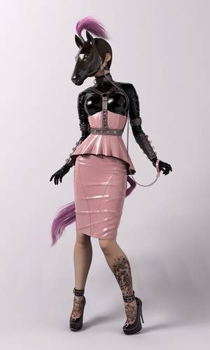 latex pony play sex - ... Zbrush, Photoshop #rebecapuebla #subversivegirl #3D #character #latex  #fetish #BDSM #dark #gothic #doll #pink #gag #ponyplay #sexy #girl. \