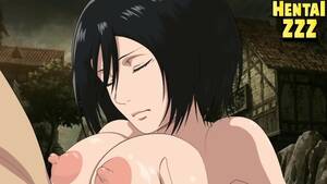 big boobs anime attack on titan - ATTACK ON TITAN - MIKASA ACKERMAN GIVES EREN A TITJOB - FAPCAT