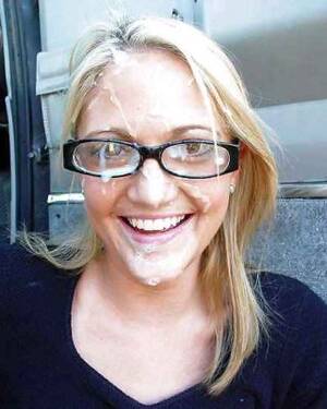 blonde glasses cum facial - Cum Plus Glasses Equals Win Porn Pictures, XXX Photos, Sex Images #582383 -  PICTOA