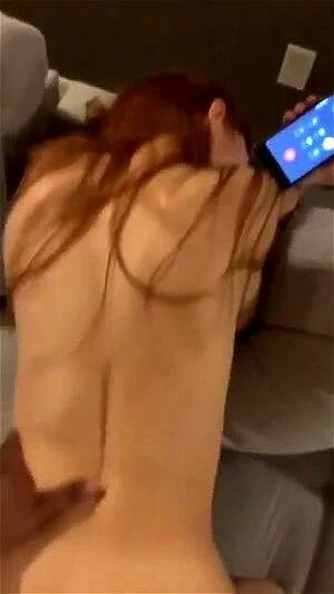 interracial cheating wife amateur redhead bbc - Watch redhead calls her boyfriend while cheating with a BBC - Bbc, Cheating,  Interracial Porn - SpankBang