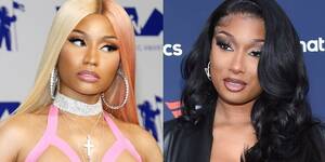 Nicki Minaj Lesbian Porn - Nicki Minaj and Megan Thee Stallion's feud, explained