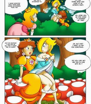 Mario Lesbian Porn Comics - Throwback Peach Pie Cartoon Porn Comic - HD Porn Comix
