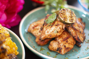 Coste%c3%b1a - Cilantro Lime Grilled Chicken - Kravings Food Adventures