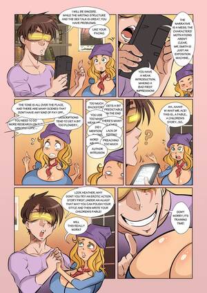 description cartoon porn - Writing Advice comic porn | HD Porn Comics