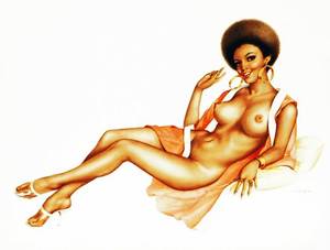 Black Pin Up Girls Porn - African-American pin-up illustrations for Playboy magazine by my favorite  pinup artist, Alberto Vargas c. Ethnic pinups were often overshadowed; ...