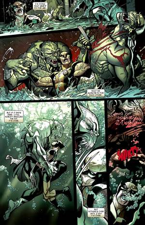 Jubilee Porn Comics - When he emerges through the sewer, he ends up in a lair right out of a bad  anime porno and sees Jubilee strung up on the ceiling like she's about to  endure ...