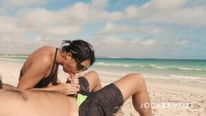 amateur public blowjob beach - Blowjob on the Public Beach - Risky Cumshot with People Close by -  Pornhub.com