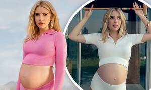 Emma Roberts Porn - Pregnant Emma Roberts reveals she froze her eggs due to fertility struggle  from endometriosis | Daily Mail Online
