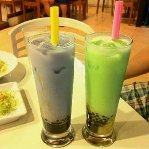 Milktea Porn - Taro Milktea and Honey Dew Melon Milktea :)