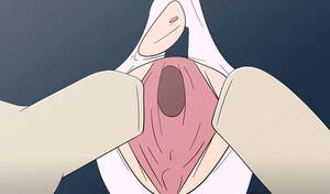 cartoon lesbians tongue in pussy - Anime lesbians using their long tongues for intense pleasure