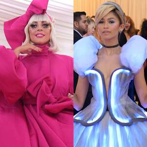 big long nipple lady gaga - Ranking Showstopping Met Gala Entrances From Lady Gaga to Zendaya