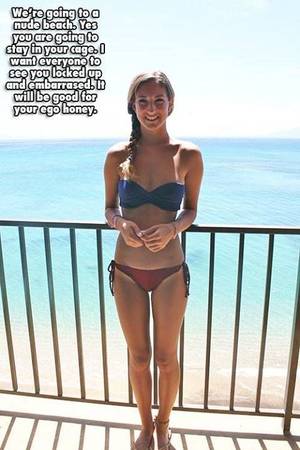 naked tg captions bikini beach - Nude Beach