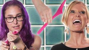 black girl sex standing up - Girls Try To Pee Standing Up For The First Time