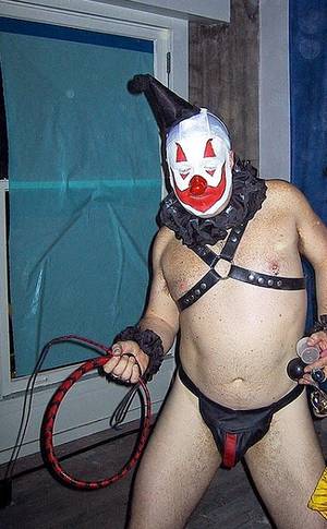 Fat Clown Porn - While still on the leather pain/pleasure spectrum of hot clowns we have  Ouchy the Clown (ouchytheclown.com), a DJ and a business meeting  facilitator ...