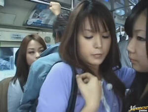 japanese upskirt bus - Upskirt Shot of a Gorgeous Asian in a Crowded Bus | Any Porn