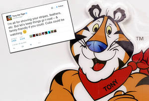Cartoon Fly Porn - Tony the Tiger asks people to stop sending furry porn pics - even if  they'rs GRRRRREAT!
