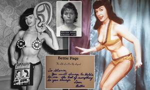 Betty Paige Hardcore Porn - The 'lost years' of legendary Playboy Playmate Bettie Page are revealed  unseen photos and letters | Daily Mail Online