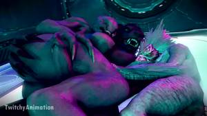 Halo Brute Porn - ... 3D Animated Crossover Halo Sangheili Skirmisher Source_Filmmaker  The_Elder_Scrolls_V_Skyrim Werewolf twitchyanimation // 1920x1080 // 1.9 ...