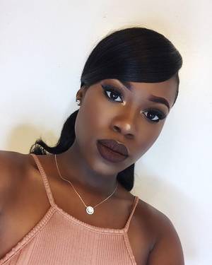 ebony girl lipstick - See this Instagram photo by @blackkbombshells â€¢ 9,733 likes