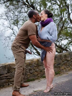 kissing big penis - Porn image of photo woman kissing big cock 40 sunrise scarf created by AI