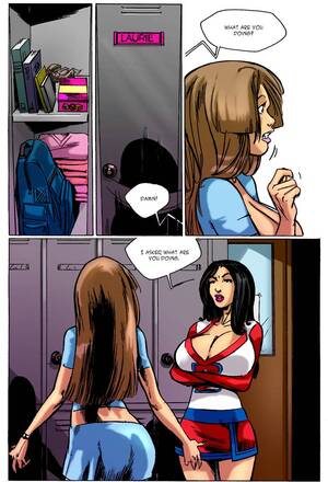 naughty cartoon babes - Naughty cartoon cheerleader girls love - Silver Cartoon - Picture 4