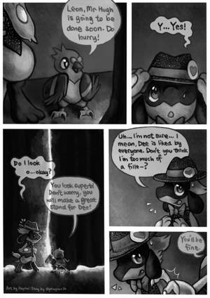 Luxray Porn Comic - e621 aipom anthro canine comic digital_media_(artwork) feline greyscale  haychel leon_(haychel)