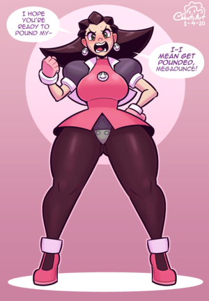 mega cartoon boobs - Tron Bonne and Mega-Dweeb- Mega Man Legends - Porn Cartoon Comics