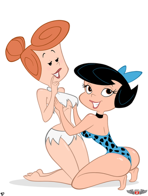 Flintstones Lesbian - This is gonna be first act of lesbian love in history! â€“ Flintstones Porn