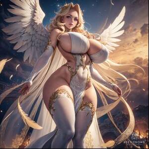 hentai angel art - AI Angel Nudes | Luscious Hentai Manga & Porn