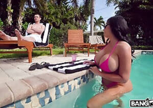 Big Tits Pool Side - Pool Porn