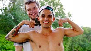 Junior Fernandes Porn - Ronan is back in the studio with Junior, and these guys are ready to get it  on. They have some fun with cock-sucking before Junior's ass get stretched  by ...