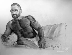 American Dad Porn Pencil Art - Barely Naked Drawing by Mike Gonzalez - Fine Art America