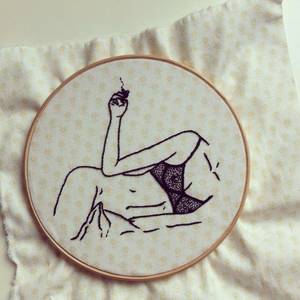 Lilo And Stitch Porn Knot - embroidery - clube do bordado - porn - oral sex - orgasm - draw -  illustration - brazil - by Camila Gomes Lopes