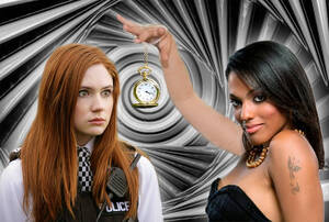 Freema Agyeman Porn - Karen Gillan hypnotized by Freema Agyeman by theeyeshavehills on DeviantArt