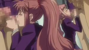 Hentai Group Porn - Lustful hentai college babes in hardcore group fuck