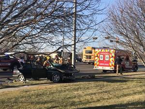 Middle School Bus Porn - School bus crash