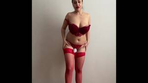 mom striptease - Hot Mom Striptease in Red Lingerie - Pornhub.com