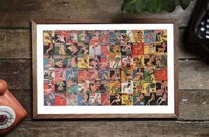 in the 1950 s erotica - Vintage Pin Up Magazine Cover Collage Art Print A3 A4. Sexy Erotic Porn Mag  1920s 1950s Magazine Centrefold Pop Culture Retro (A3) : Amazon.co.uk: Home  & Kitchen