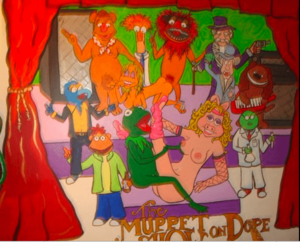 Muppets Porn - so not everyone's friends has Muppets porn on their living room walls...? :  r/pics