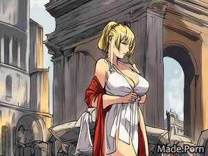 Cartoon Pigtail Porn - Porn image of The Colosseum, Rome toga italian white white cartoon pigtails  created by AI