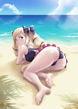 Fire Emblem Fates Elise Porn - thor (deep rising), elise (fire emblem), elise (summer) (fire emblem), fire  emblem, fire emblem fates, nintendo, frilled swimsuit, 1girl, ass,  barefoot, beach, blonde hair, blue sky, blush, bow, breasts, cloud, day,  drill