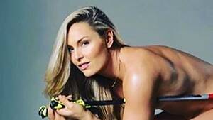 Lindsey Vonn Nude Girl Porn - Lindsey Vonn Gets NAKED for New Book - YouTube