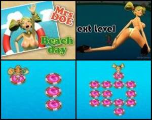 mrs doe - Mrs Doe Beach Day - arcade Porn Games