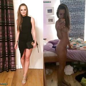 homemade dressed undressed interracial - Very hot ex girlfriend in black dress in dressed undressed naked photo