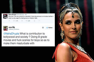 Naina Dhupia - Actress Neha Dhupia Faced Sexist Attacks On Twitter After Criticising  Modi's Governance