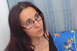 Glasses Brunette Anal - Mature brunette with glasses and super hairy pussy is having anal sex and  enjoying it a