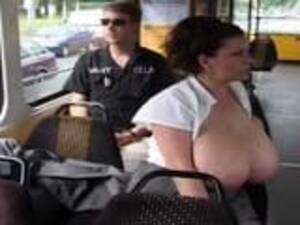 chubby tits on bus - BBW Milking Her Tits On A Bus : XXXBunker.com Porn Tube